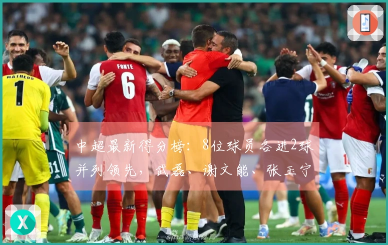 中超最新得分榜：8位球员各进2球并列领先，武磊、谢文能、张玉宁名列其中